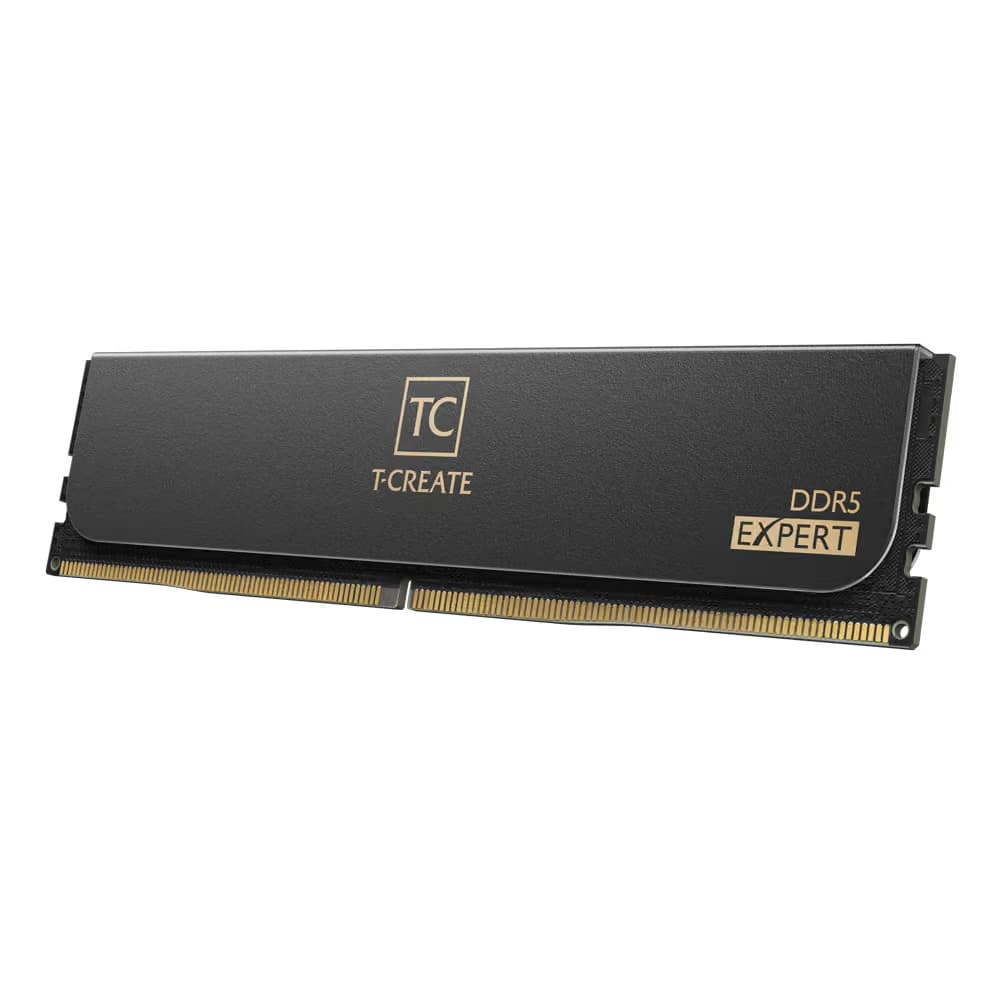 TEAMGROUP T-Create Expert 64GB (2x32GB) DDR5-6400 CL30 Black / Gold image