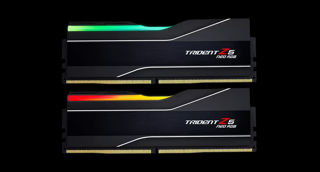 G.Skill Trident Z5 Neo RGB Matte Black DDR5-6000 CL30 96GB (2x48GB) image
