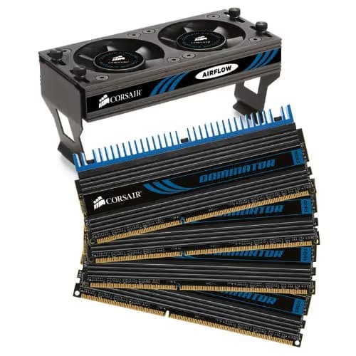 Corsair Dominator Black / Blue DDR3-1600 CL8 8GB (4x2GB) image