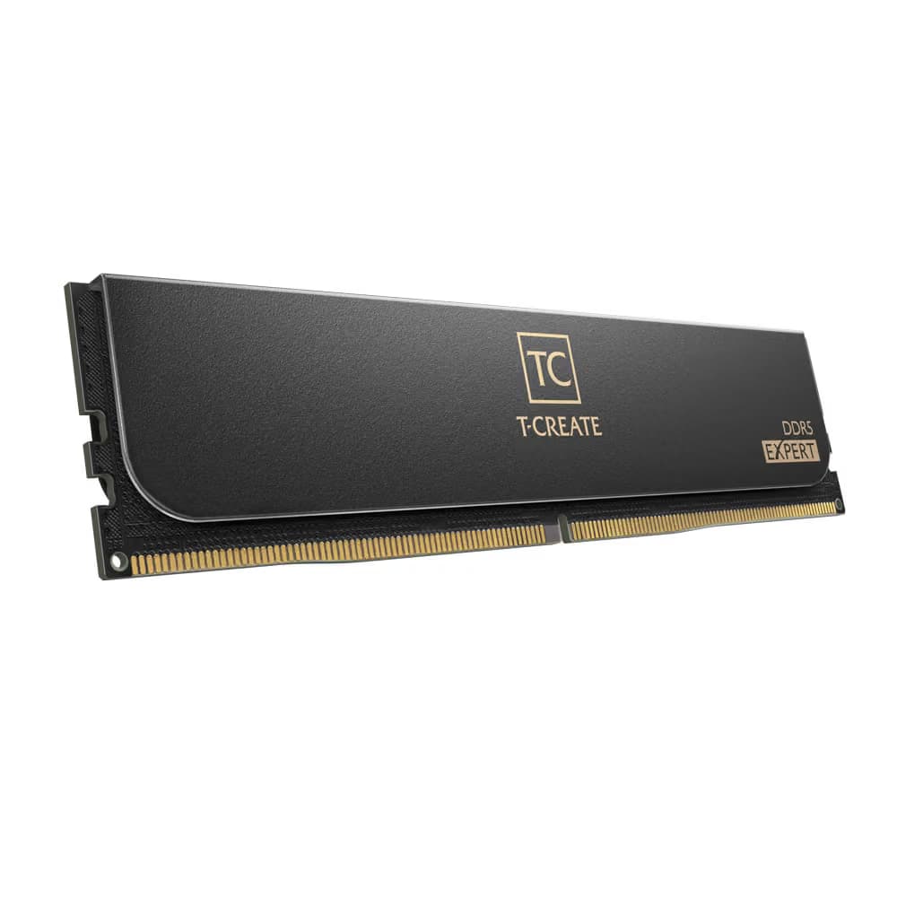 TEAMGROUP T-Create Expert 32GB (2x16GB) DDR5-6000 CL28 Black/Gold image
