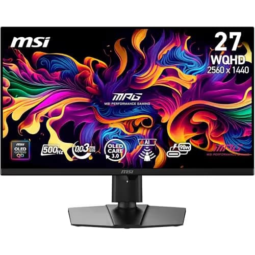 MSI MPG 271QR QD-OLED X50 26.5" 1440p 500Hz QD-OLED Monitor main image