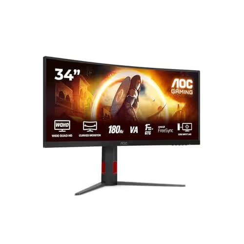 AOC CU34G4 Curved 34" 1440p 180Hz VA Monitor main image