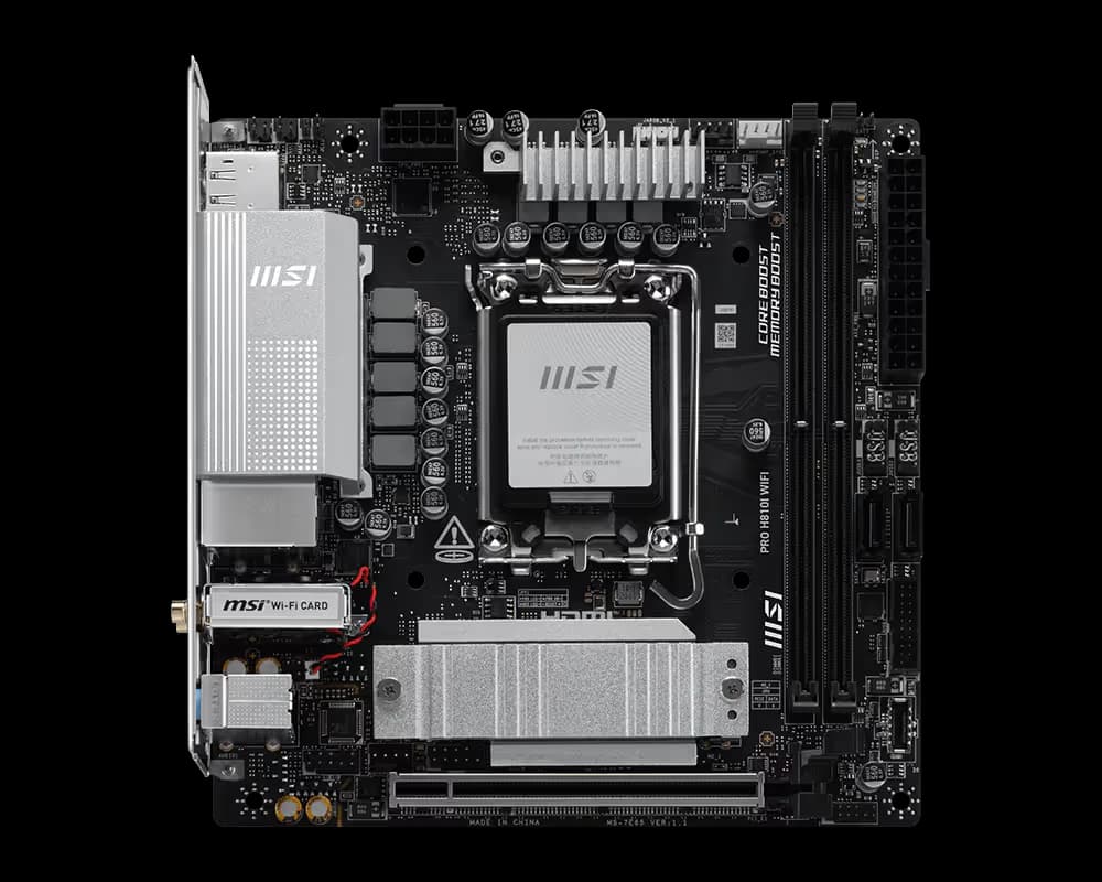 MSI H810 PRO H810M-B WIFI6E LGA1851 DDR5 Micro ATX main image