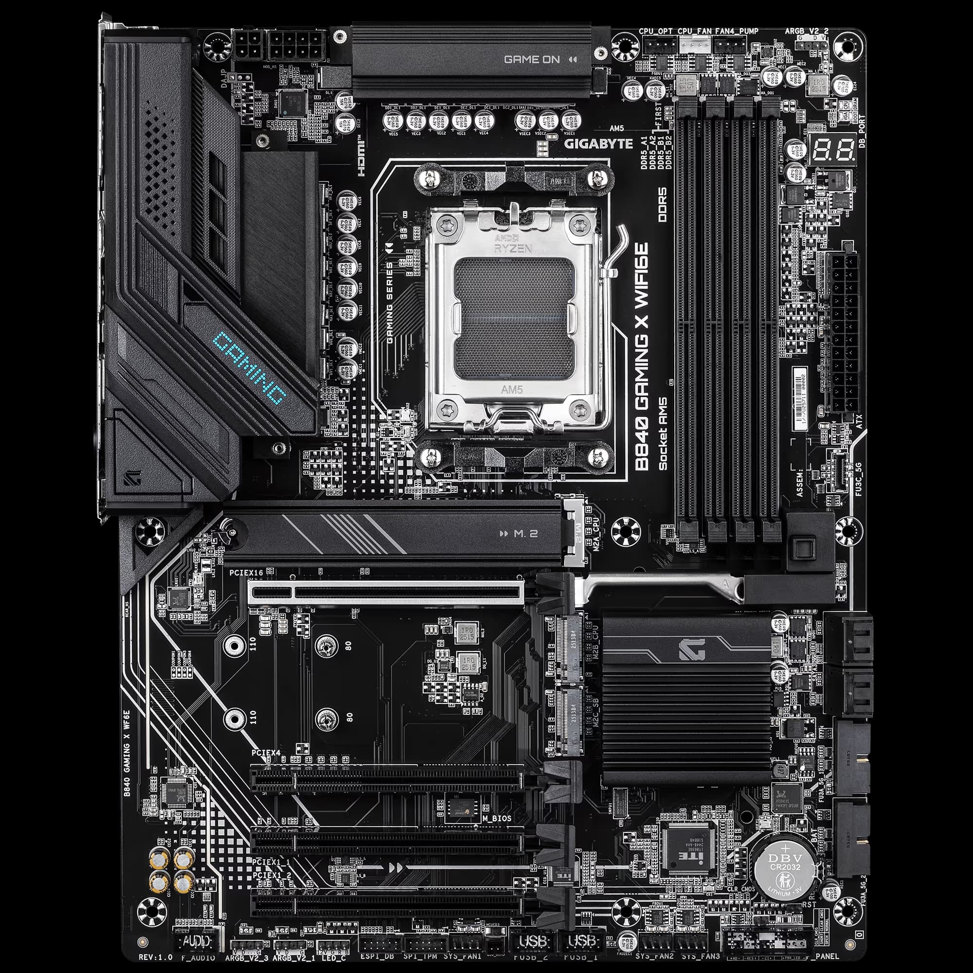 Gigabyte B840 GAMING X WIFI6E DDR5 ATX AM5 image