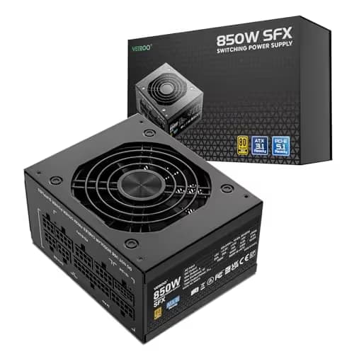 Vetroo CP-PSU-VT-850W-SFX Black SFX 850W Fully Modular 80+ Gold main image