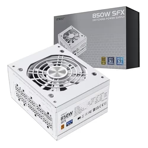 Vetroo CP-PSU-VT-850W-SFX White SFX 850W Fully Modular 80+ Gold Certified image