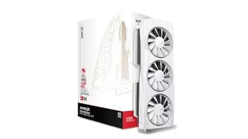 XFX Quicksilver AMD Radeon RX 9070 XT White Magnetic Air Edition 16GB GDDR6 image