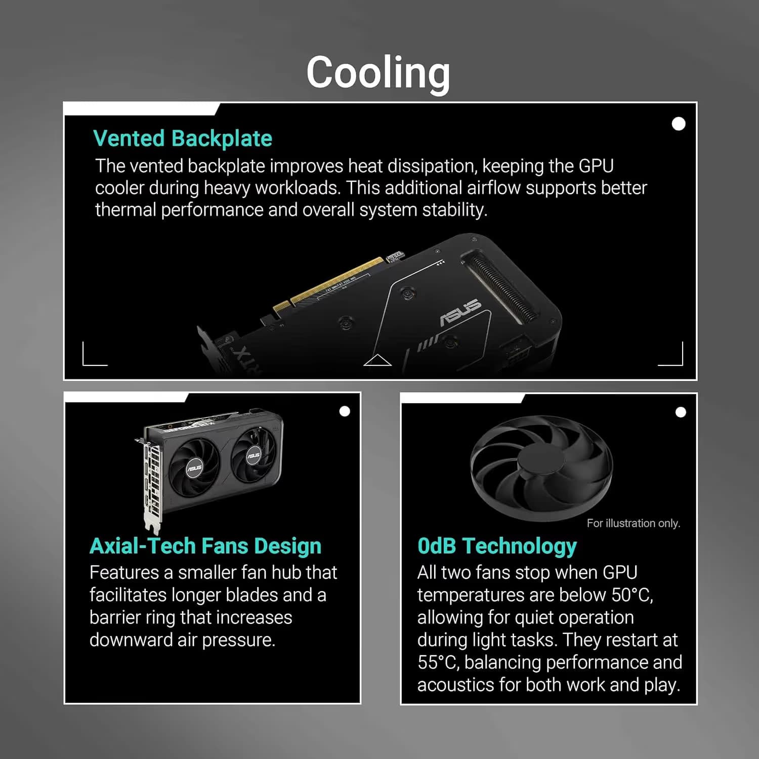 ASUS Dual GeForce RTX 5050 8GB GDDR6 OC Edition image