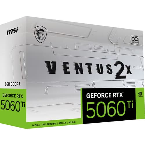 MSI GeForce RTX 5060 Ti 8G VENTUS 2X OC PLUS GDDR7 image