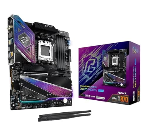 ASROCK X870 PHANTOM GAMING NOVA WIFI AM5 DDR5 ATX image
