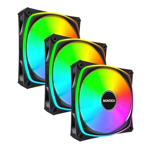 Montech RX120 Pro Black. Pack of 3 main image