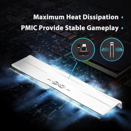 Silicon Power DDR5 32GB (2x16GB) Zenith 6000MHz CL30 White image