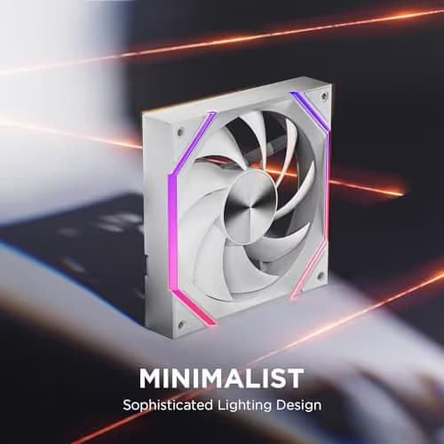 Asiahorse Nyota A14 140mm PC Case Fan – High-Efficiency Cooling White image