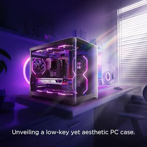 Asiahorse Nyota A14 140mm PC Case Fan – High-Efficiency Cooling Reverse Blade Black image