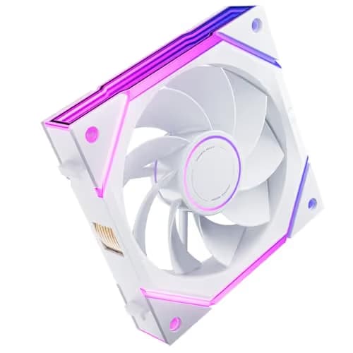 Asiahorse NYOTA Ultra 120mm Daisy Chain PWM Fans White Reverse Blade image