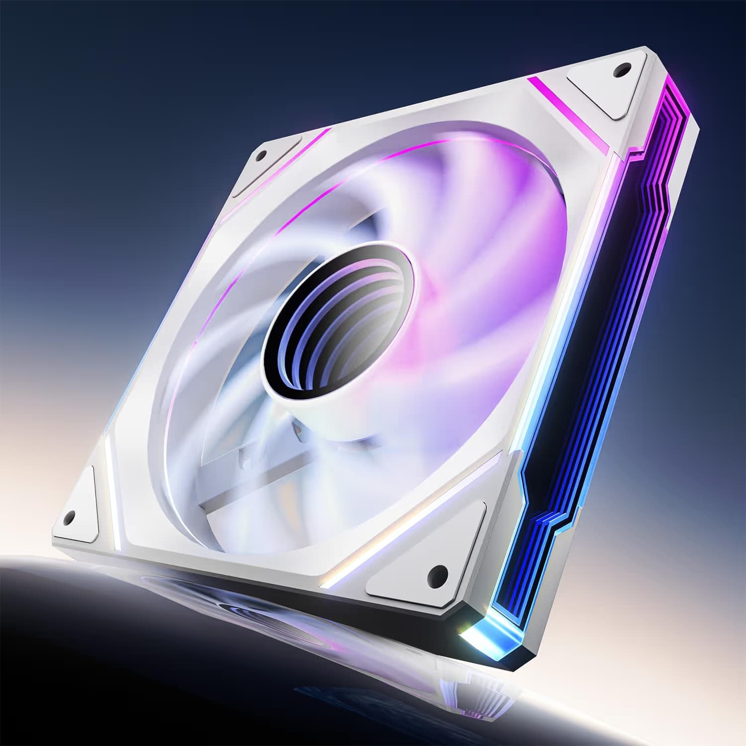 AsiaHorse Amici 140mm ARGB PC Case Fan White image