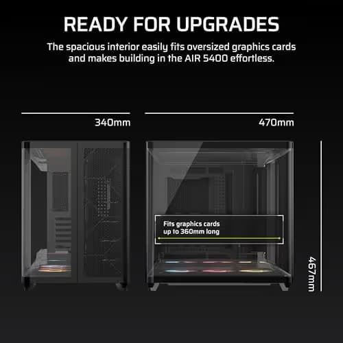 Corsair AIR 5400 RS-R ARGB Black image