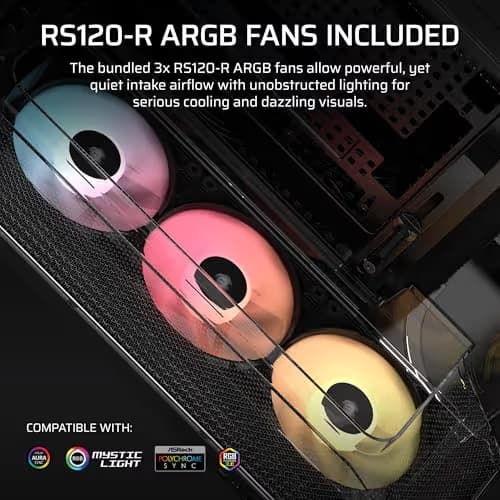 Corsair AIR 5400 RS-R ARGB Black image