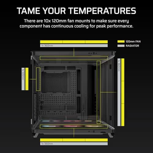 Corsair AIR 5400 RS-R ARGB Black image