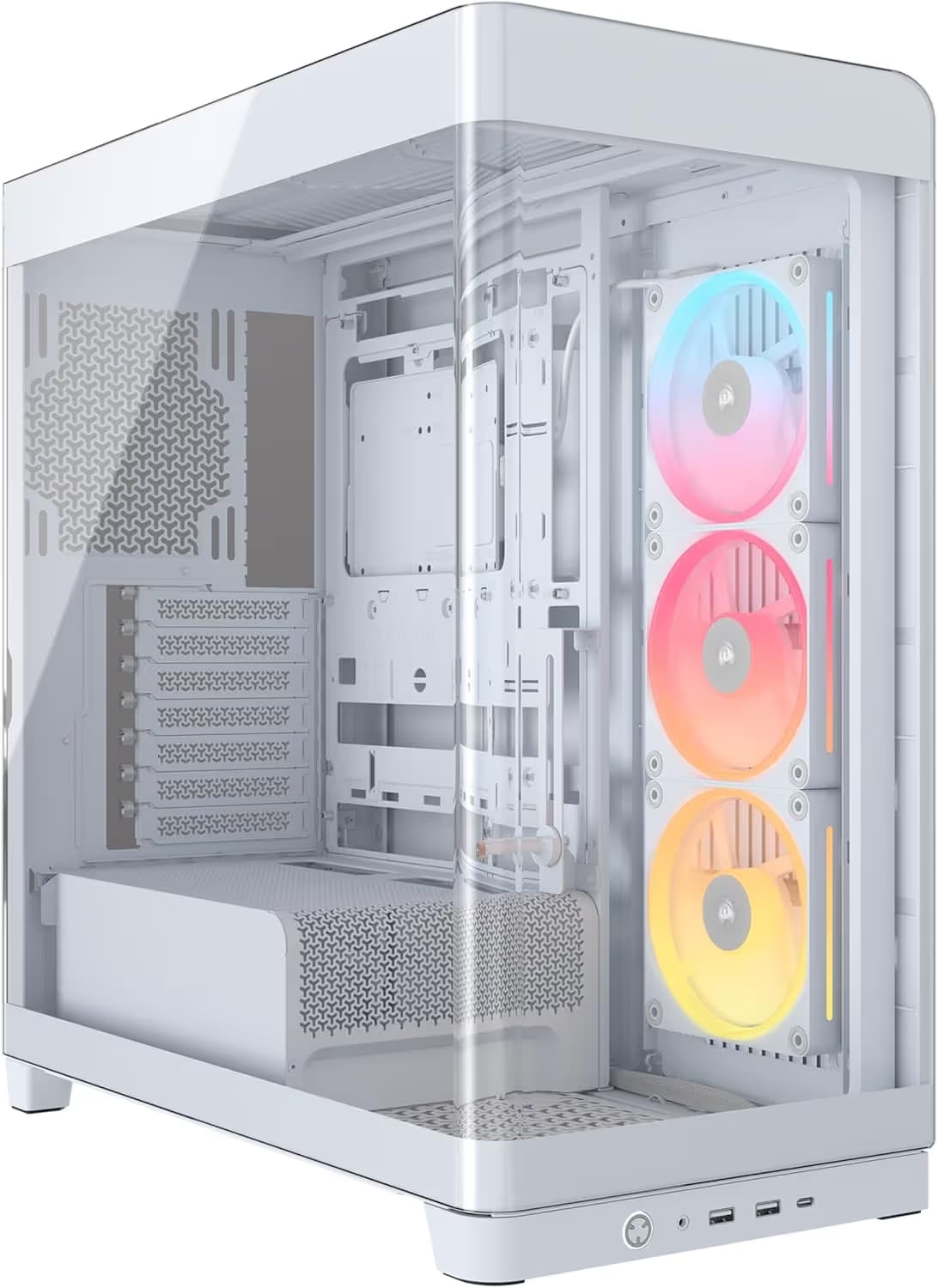 Corsair FRAME 4500X LX-R RGB iCUE LINK Panoramic Glass Mid-Tower PC Case White main image