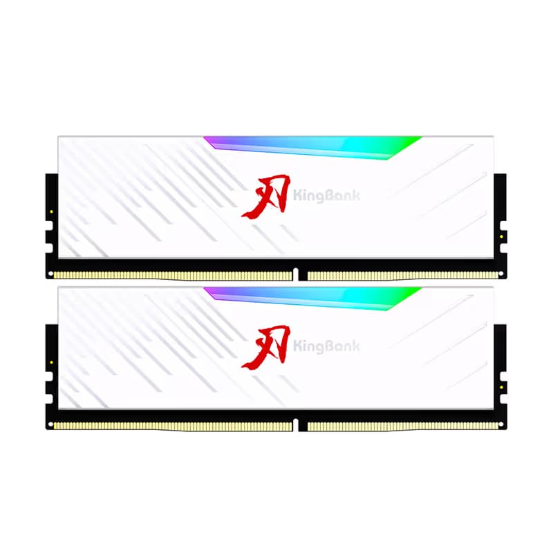 KINGBANK DDR5 Soarblade RGB UDIMM 6800MHz-16GX2 WHITE image