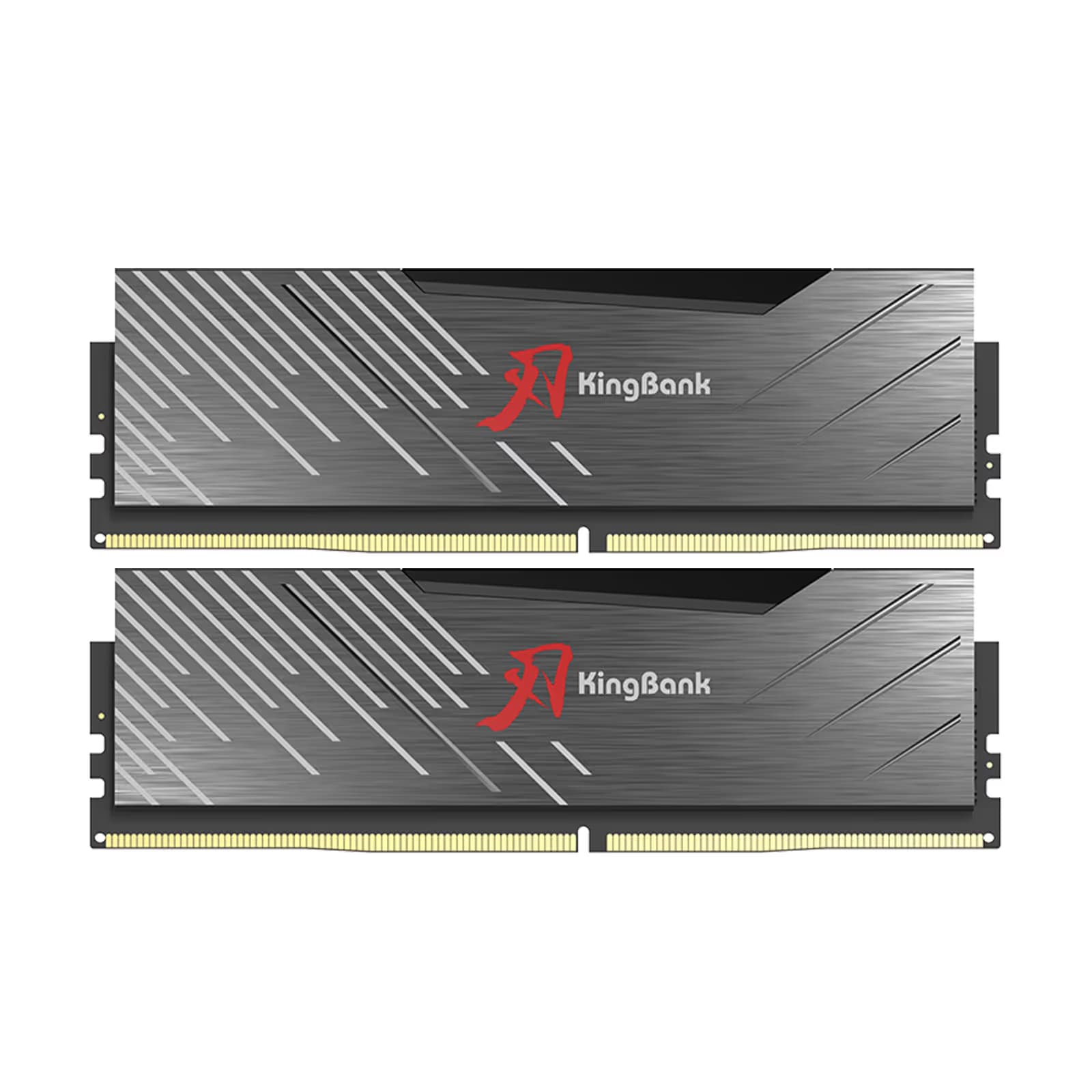 KINGBANK DDR5 Soarblade Heatsink UDIMM 7200MHz - 16GX2 BLACK main image