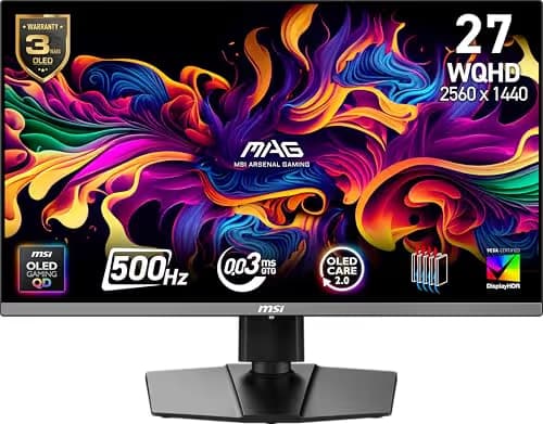 MSI MAG 272QP QD-OLED X50 26.5" WQHD 500Hz  main image