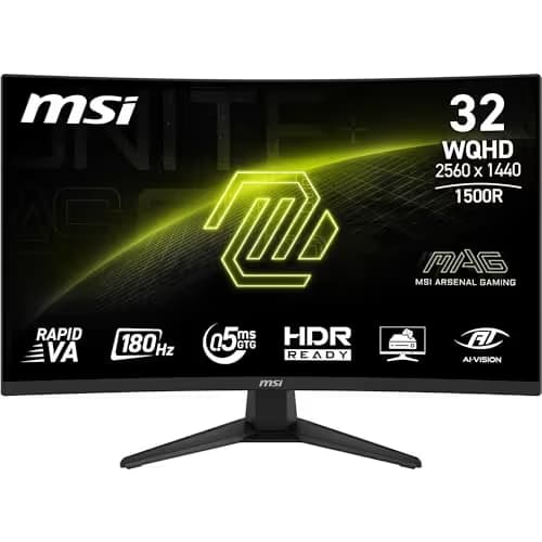 MSI MAG 321CQF E18 31.5" Rapid VA WQHD 180Hz image