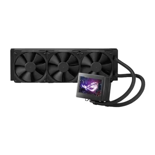 ASUS ROG Ryujin III 360 all-in-one liquid CPU cooler Black with 3.5" LCD image