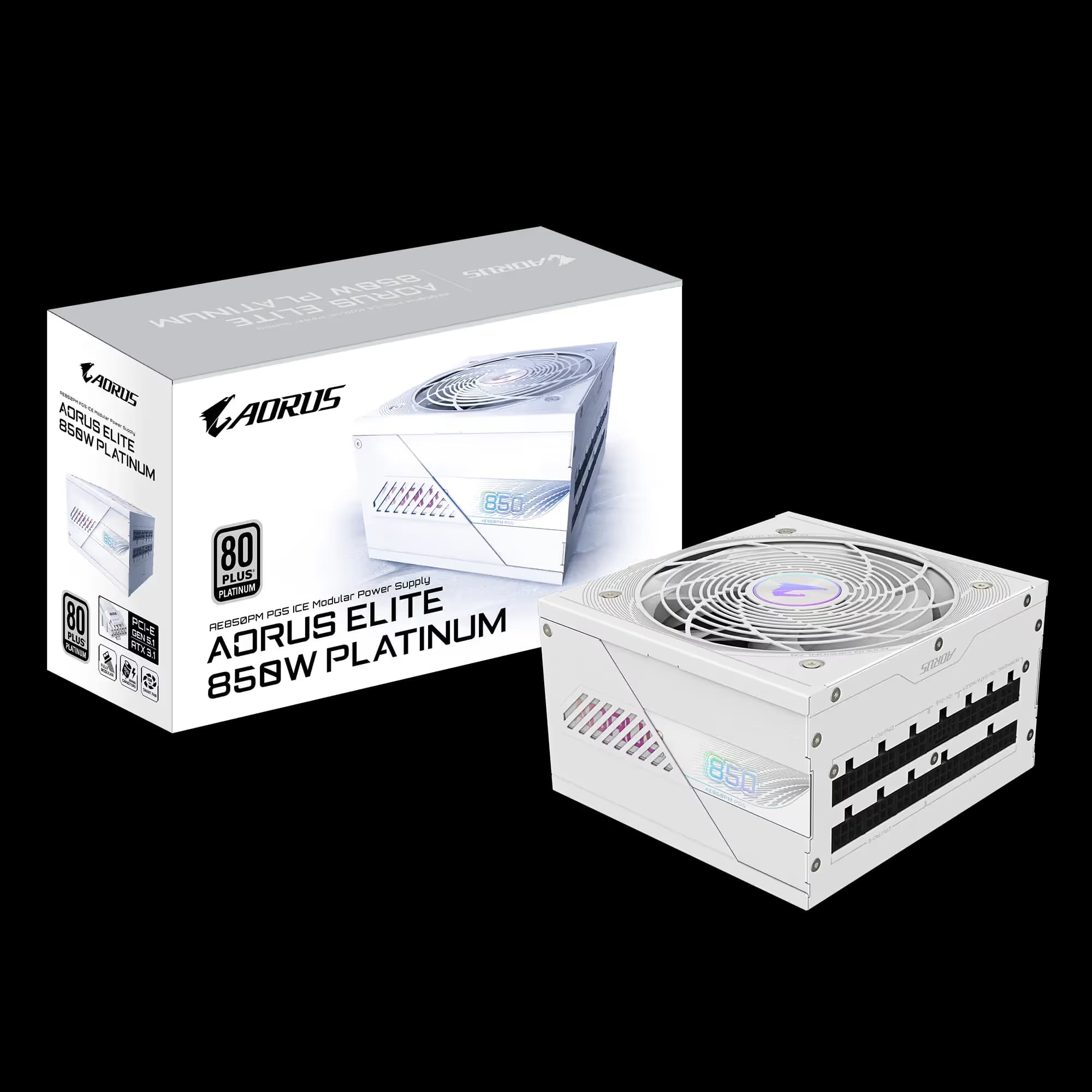  GIGABYTE AORUS ELITE P850W 80+ Platinum Modular PCIe 5.1 ICE  image