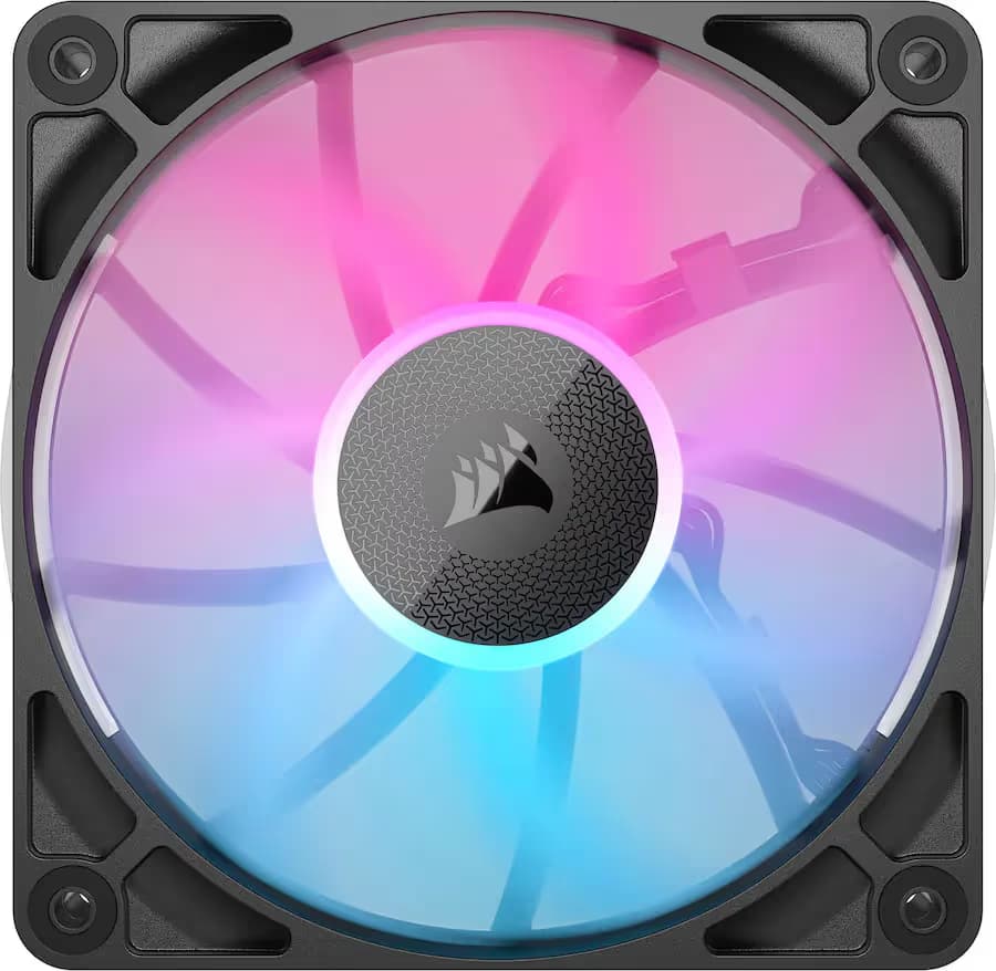 Corsair iCUE LINK RX120 RGB 120mm PWM Single Fan Black main image