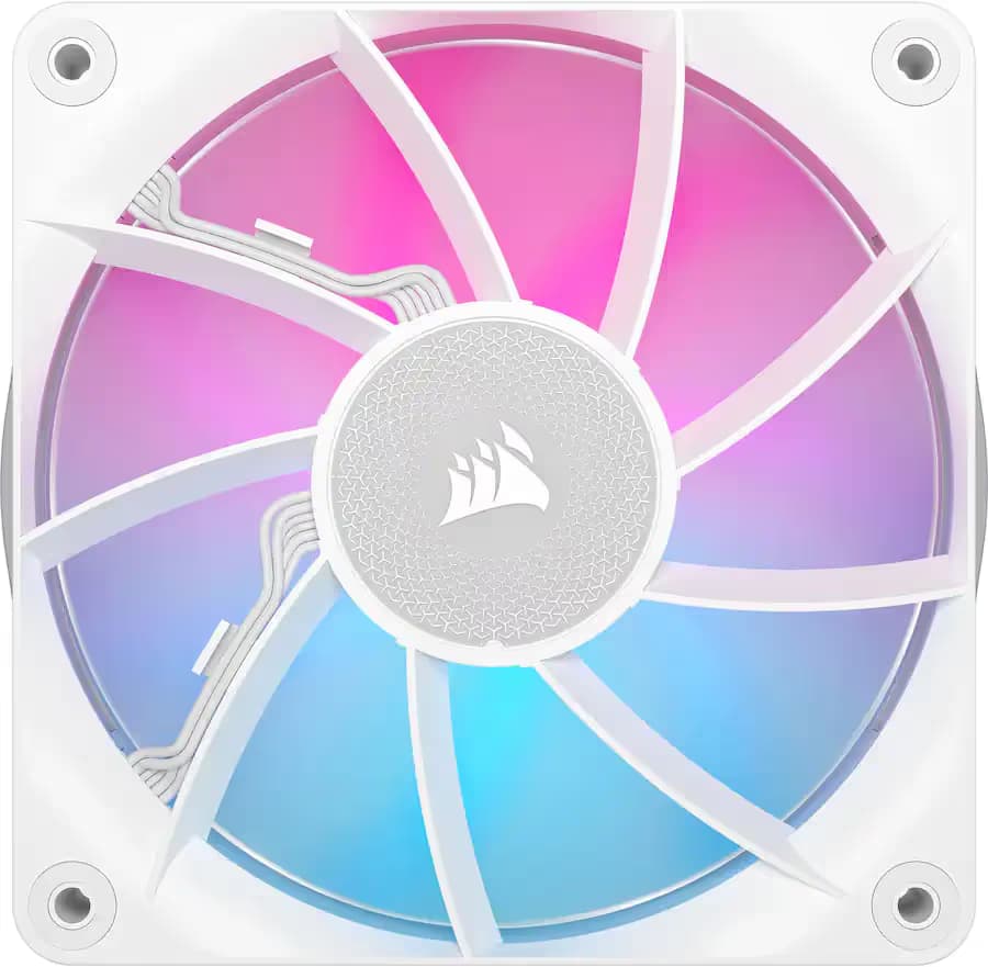 Corsair iCUE LINK RX120 RGB 120mm PWM Single Fan White image