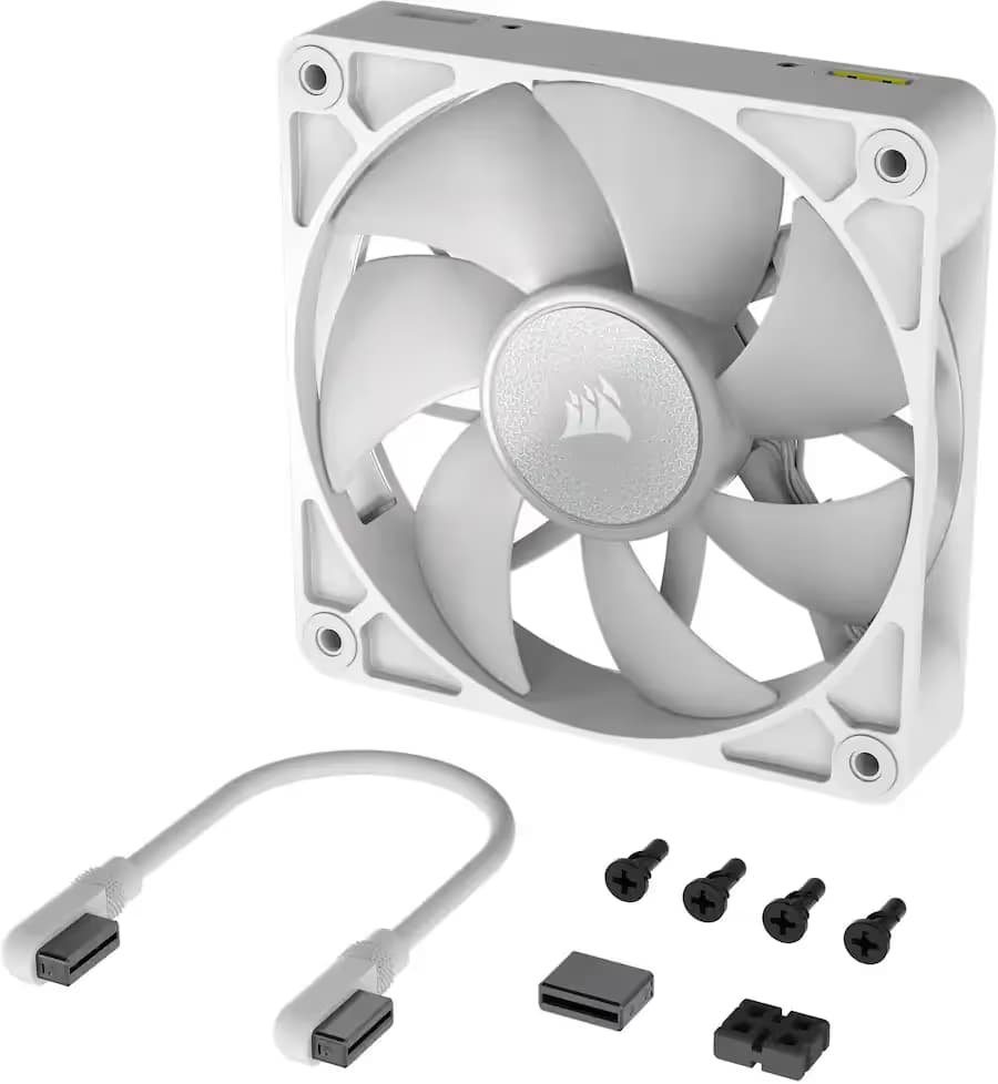Corsair iCUE LINK RX120 RGB 120mm PWM Single Fan White image