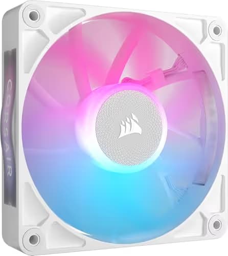 Corsair iCUE LINK RX120 RGB 120mm PWM Single Fan White image