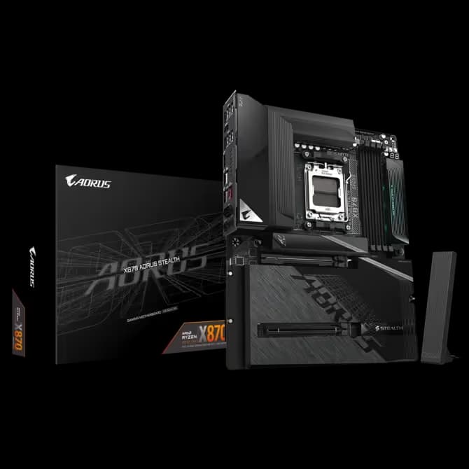 GIGABYTE X870 AORUS STEALTH AM5 DDR5 ATX image