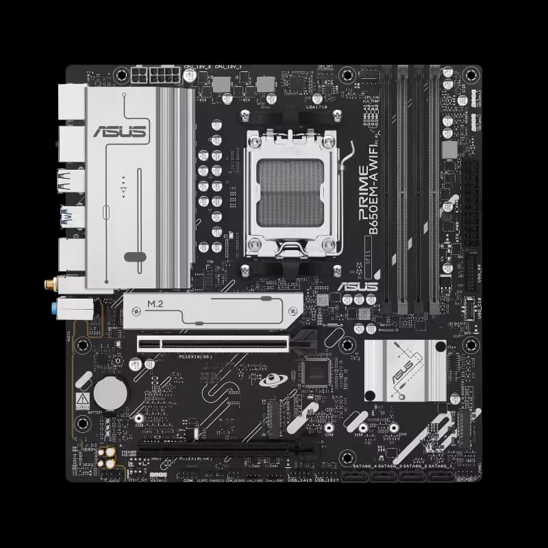 ASUS PRIME B650EM-A WIFI-CSM AM5 DDR5 Micro-ATX image