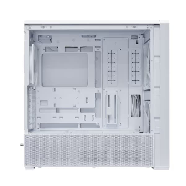 Lian Li LANCOOL 217 INF Infinity Mirror Computer Case, Mid-Tower ATX PC Case w/ 3 Pre-Installed Fans, 2x170mm ARGB Fans, 1x140mm, Front Mirror Glass Panel, Optimized Airflow - White (LANCOOL 217INFW) image
