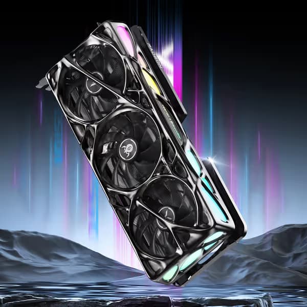 Yeston x GravaStar AMD RADEON RX 9070 XT 16G GDDR6 Mercury Nova OC image
