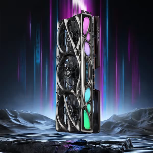 Yeston x GravaStar AMD RADEON RX 9070 XT 16G GDDR6 Mercury Nova OC main image