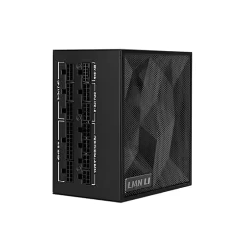 Lian Li SX Platinum 1200W SXP Compact ATX Form Factor Power Supply w/ 12V-2x6 Cable - ATX 3.1 & PCIE 5.1 Compliant - 140mm Fan - Full Modular - 10 Year Warranty - Black (SX1200P.B) image