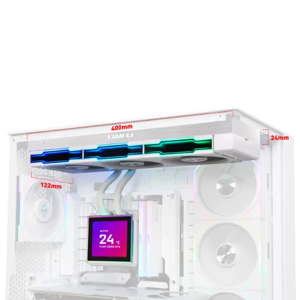 Lian Li HydroShift II LCD-S 360 CL White image