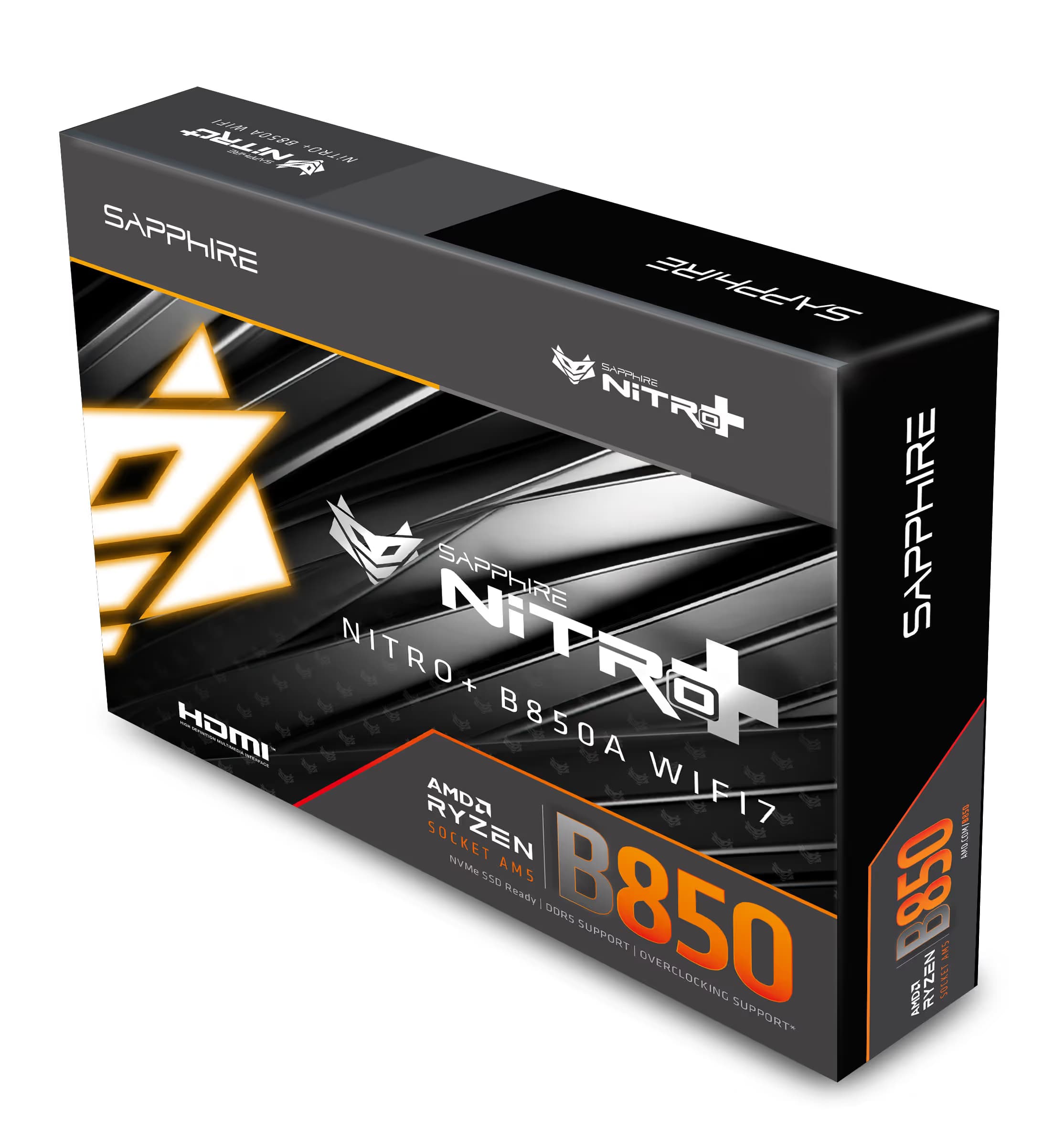 SAPPHIRE NITRO+ B850A WIFI 7 AM5 DDR5 ATX image