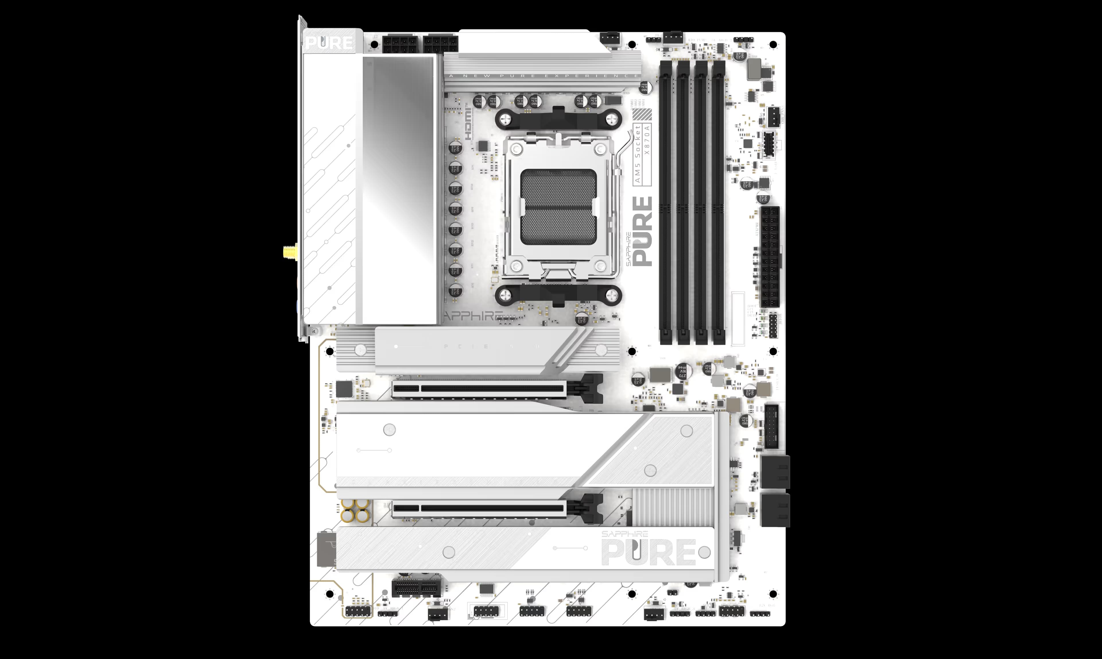 SAPPHIRE PURE X870A WIFI 7 AM5 DDR5 ATX image