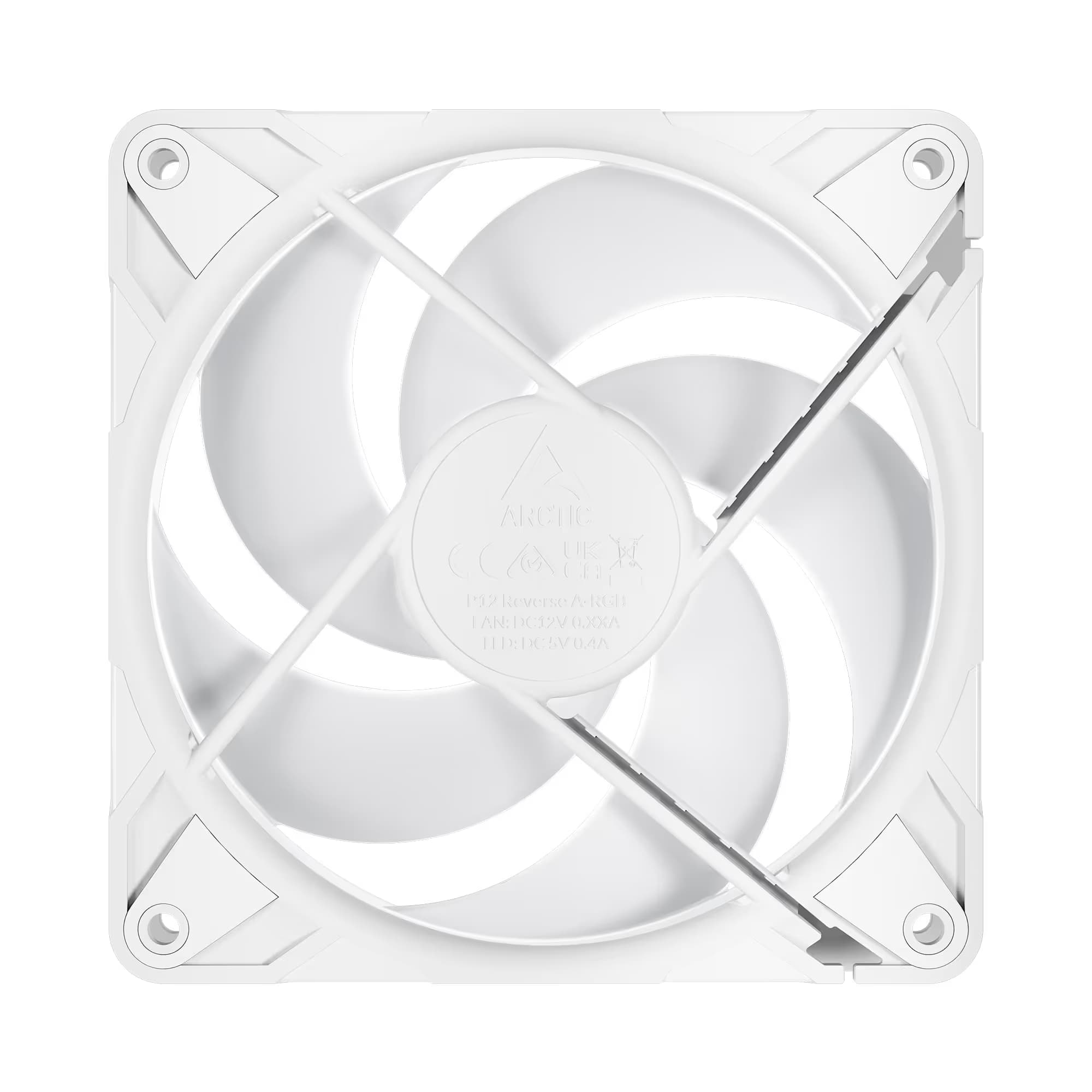 Arctic P12 Pro 120mm White ARGB Reverse Blade image