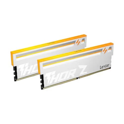 Lexar Thor Z Series RGB DDR5 RAM 32GB Kit (2x16GB) 6000 MHz White main image