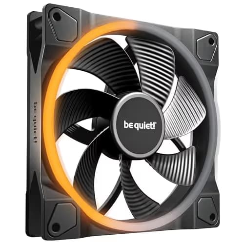 be quiet! LIGHT WINGS 140mm PWM Reverse ARGB Black image
