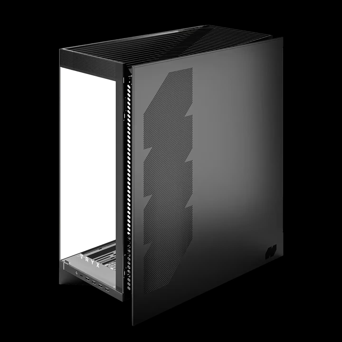 TRYX LUCA L70 ATX PC Case Panoramic Glass with Front Panel ATX Case Black image