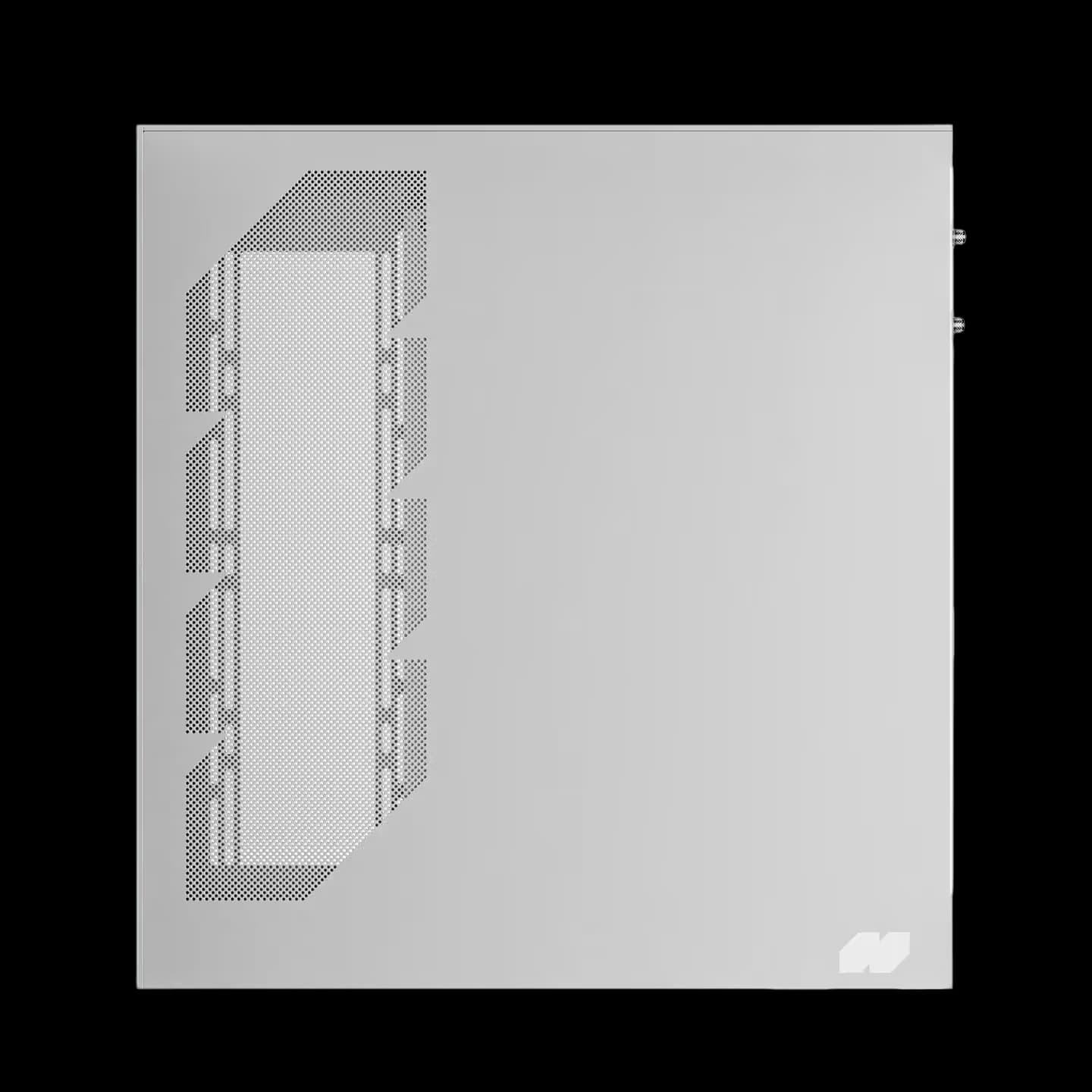 TRYX LUCA L70 White ATX PC Case Panoramic Glass with Front Panel ATX Case White image