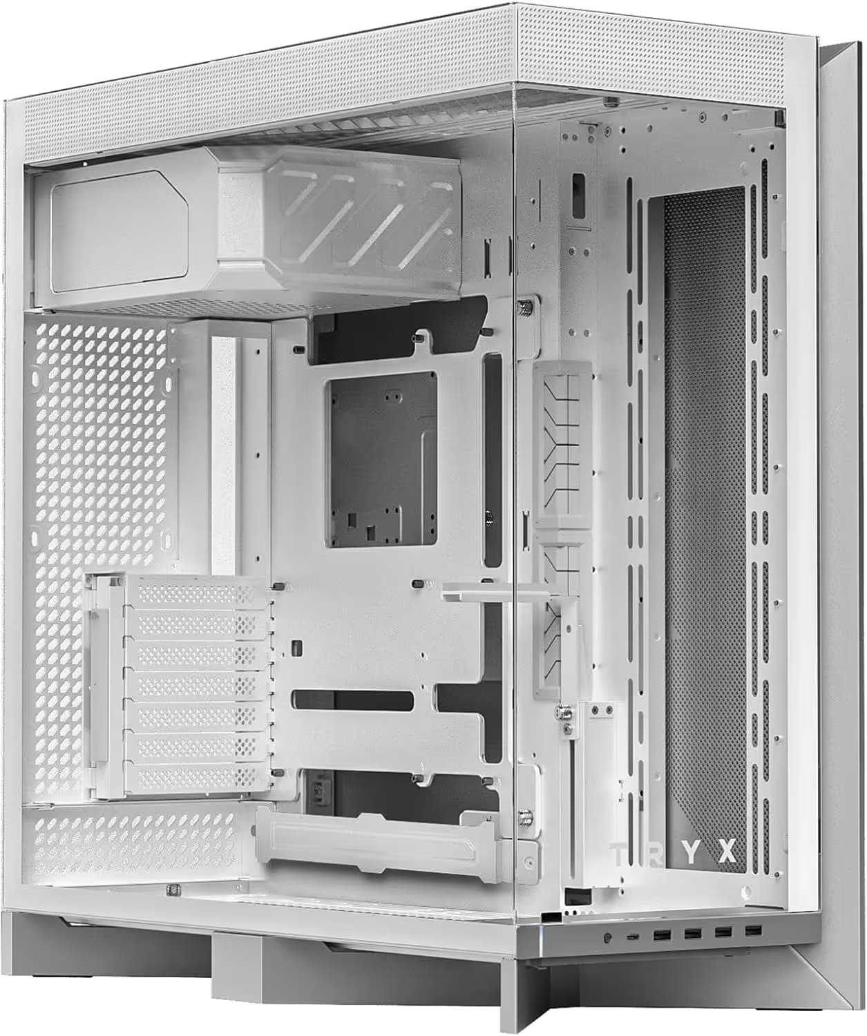 TRYX LUCA L70 White ATX PC Case Panoramic Glass with Front Panel ATX Case White main image