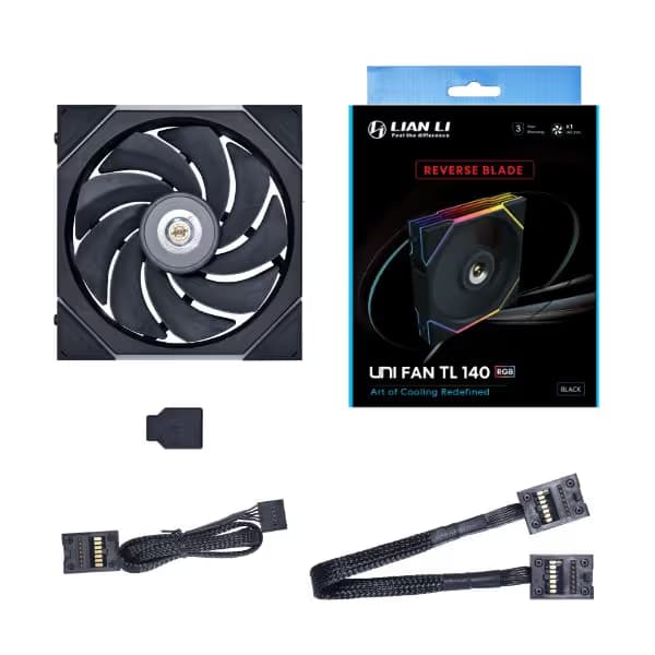 Lian Li UNI Fan TL Black 140mm Reverse image